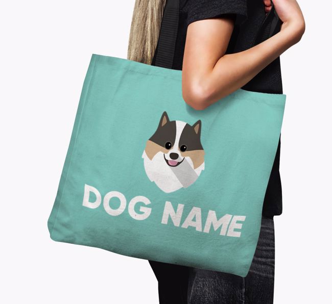 Personalized {dogsName} Icon Canvas Bag